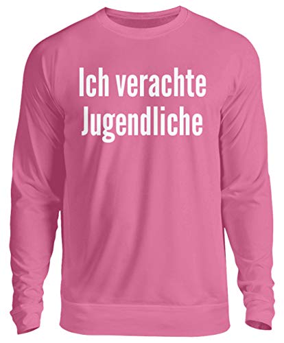 Pull unisexe pour enfant rose taille medium en coton doux