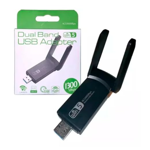 Adaptador Wifi Usb 3.0 Dual Band 1300 2.4/5ghz Wireless 5g