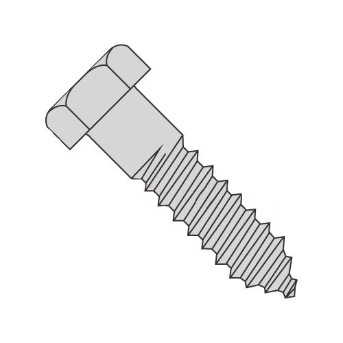 3/8" x 2 1/2" Lag Screws/Steel/Hot Dip Galvanized (Carton: 200 pcs)