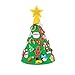 Produktbild ASDFDG Künstlicher Weihnachtsbaum Luxus Christbaum 1pc 80CM Felt Weihnachtsbaum DIY Weihnachtsbaum mit 29pcs Verzierungen for Kinder Hausgarten-Schule-Partei-Dekoration