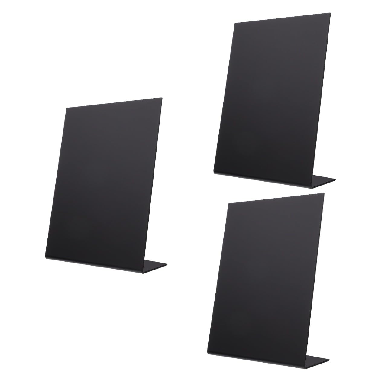 3stücke Kreidetafel Für Hochzeiten Kleine Nachrichtentafel Für Tisch Dekoratives Zeichen Für Zuhause Und Veranstaltungen Förmig Schwarz