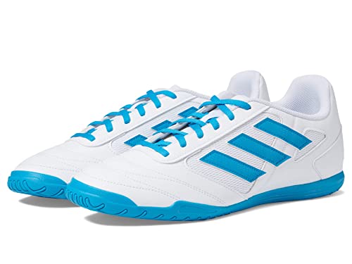 Adidas Men's Super Sala 2 Soccer Shoe, White/Bold Aqua/Bold Aqua, 11 #TOP3