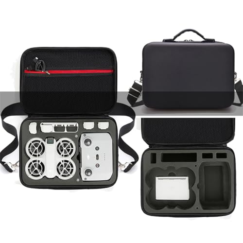 For DJI Neo Fly More Combo��RC-N3�����[�g�R���g���[���[�p �P�[�X �C���e���W�F���g�t���C�g�o�b�e���[/�`���[�W���O�n�u�ȂǗp �h�� �L�������O�o�b�O �P�� (��)