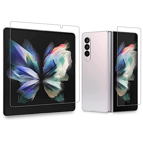 AnnTec Galaxy Z Fold3 フィルム 【2枚セット】 日本製素材旭硝子製 自動修復 キズ防止 指紋認証対応 超高敏感度 柔らかい ケースに干渉せず 超薄型 気泡なし 撥油性 TPU 高透過率 au SCG11 Galaxy Z Fold3 対応 液晶保護 フィルム AnnTec Galaxy Z Fold3 フィルム 【2枚セット】 日本製素材旭硝子製 自動修復 キズ防止 指紋認証対応 超高敏感度 柔らかい ケースに干渉せず 超薄型 気泡なし 撥油性 TPU 高透過率 au SCG11 Galaxy Z Fold3 対応 液晶保護 フィルム
