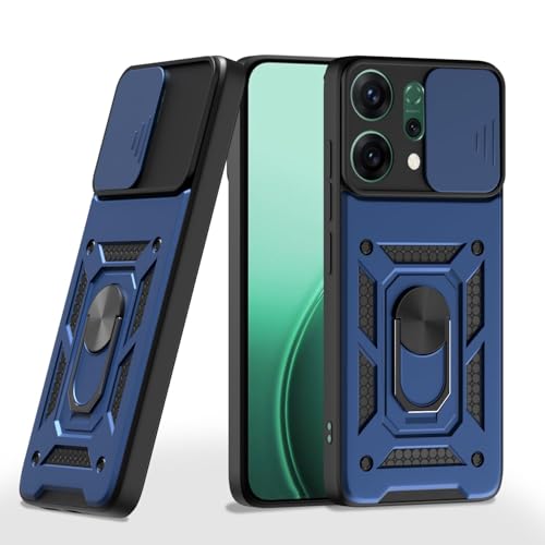 Image of AIBEX Back Cover for Oppo Reno 14 Pro 5G | D10 Tough Armor Case | Sliding Camera Shield | 360 Protection | Kickstand Ring Holder | Military-Grade Shockproof Bumper Case