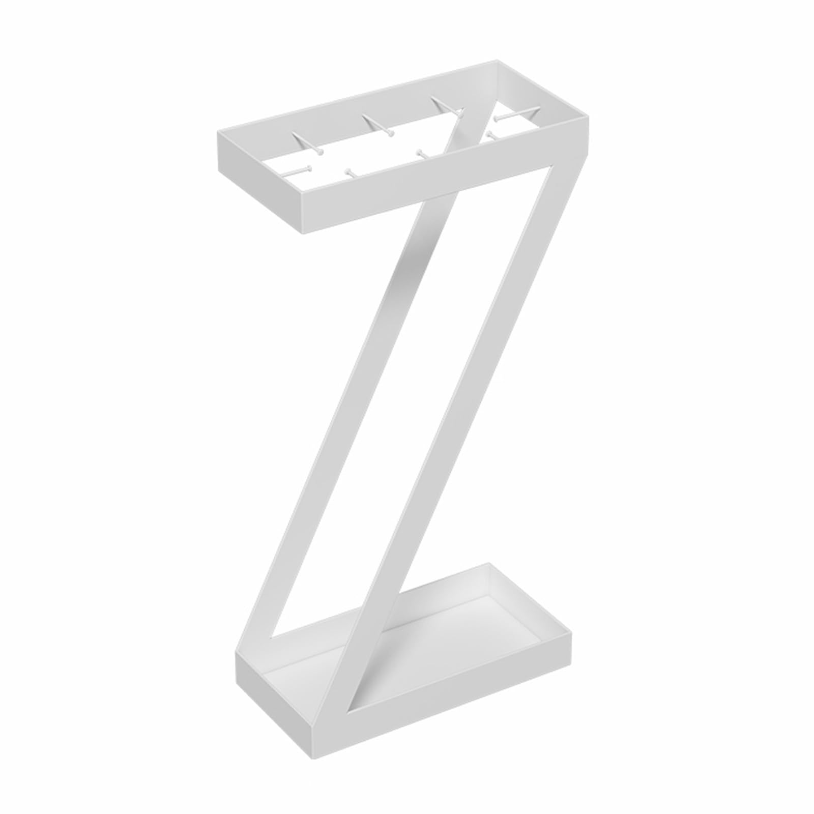 Porte-parapluie élégant en métal idéal pour bureaux, écoles et terrasses