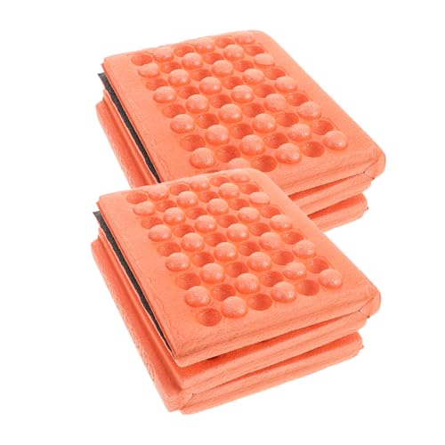 BRIGHTFUFU Camping Cushion 2 Pack Portable Inflatable Pad for Outdoor Waterproof Lightweight Sit-up Pad Xpe Material