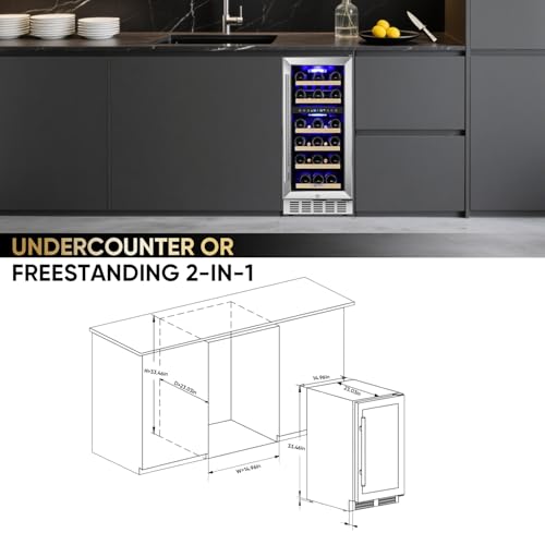 Stainless Steel Wine Cooler Refrigerator