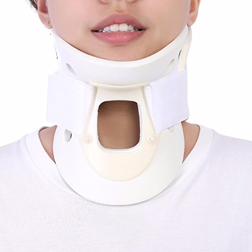 Cuello cervical para aliviar el dolor de cuello y apoyo, diseño transpirable para una cómoda ortesis, ideal para recuperación y rehabilitación