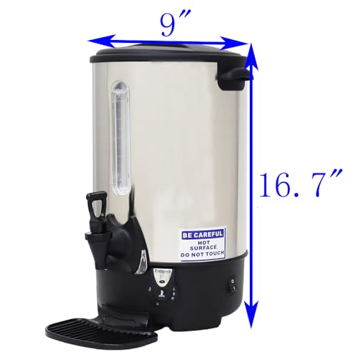 Dispensador Eléctrico de Agua 8.8L Acero Inoxidable 110V miniatura 2