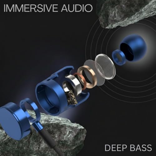 Image of inear 2026 Launch DJ-M10 Wireless Neckband, 50H Battery, Dual Pairing, Type-C Fast Charge, HD Sound with Deep Bass,Voice Changer, Magnetic Earbuds, Bluetooth Wireless in-Ear Earphones with Mic | Blue