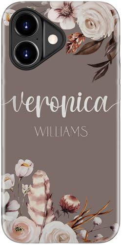 Coque iPhone 17 fleurs sauvages antichoc Esdot en silicone et rigide pour femme