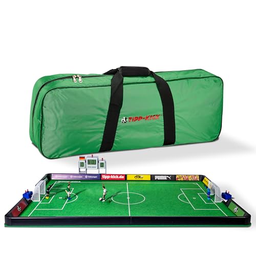 TIPP-KICK Turnier Edition Deutschland Halbzeituhr+Deutschland Soundchip Sporttasche Spieler & Torhüter im Deutschland Trikot - perfekt für Fussballfans