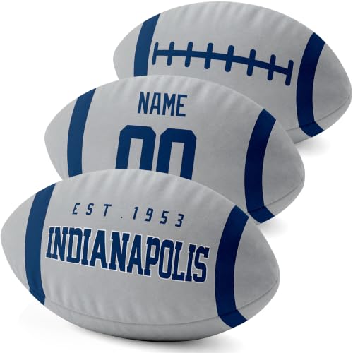 Image of ANTKING Indianapolis Throw Pillow Custom Name Number for Men Boy Gifts | Personalized Gift for Youth for Birthday Christmas