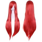 パンプキンパレード ウィッグ 3点SET ロング ストレート フル ウィッグスタンド付 レッドチェリー