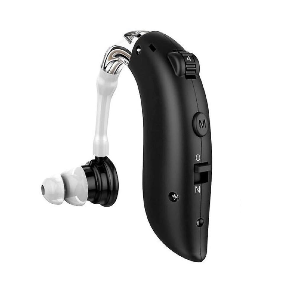 Maharaj Mall High-Performance Hearing Aids for Seniors Adults Severe Hearing Loss, Rechargeable Hearing Aids, Comfort Design, Rechargeable with Noise Cancelling Pack of 1 (Black) (B0D9QVMPNY) Amazon Price History, Amazon Price Tracker