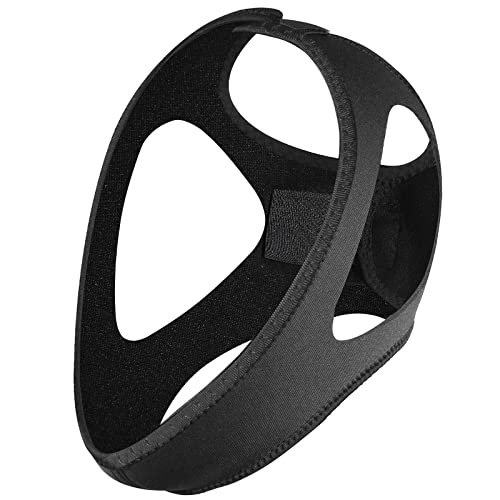 Anti Snoring Chin Strap [2021 Newest] Most Effective Snoring Solution and Anti Snoring Devices, Stop Snoring Sleep Aid for Men and Women(Black)