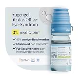 ectocare medEctoin Augengel 2% trockene Augen, 10 ml, Gel Augentropfen mit langer Verweildauer, für Tag und Nacht, ohne Konservierungsmittel, für Kontaktlinsenträger geeignet, klinisch geprüft