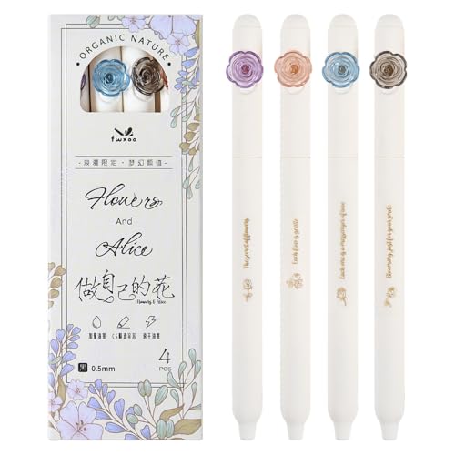 Bolígrafos Jisomin 0.5mm Tinta Negra Pack 4 pcs miniatura 1