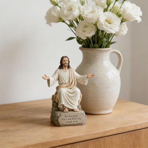 Estatua Cristo con Brazos Abiertos de Resina miniatura 4