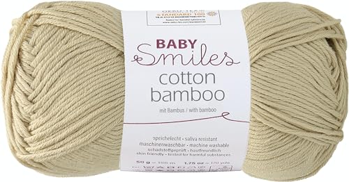 Schachenmayr Baby Smiles Cotton Bamboo, 9807370-01003, Farbe: Sand, 50g, Handstrickgarne