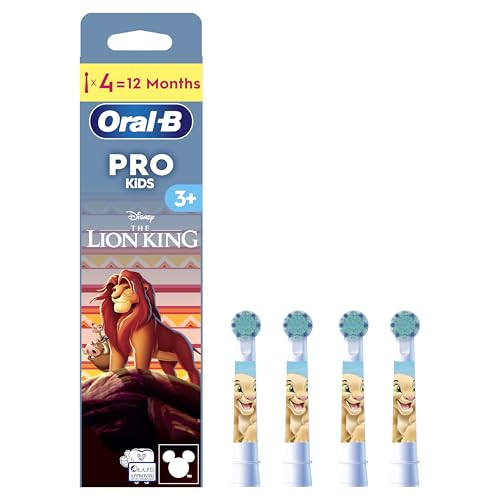 Oral-B Kids Lion King Power Toothbrush Refill Heads 4PK