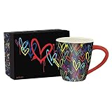Lang Artisan Bleeding Hearts Café Mug , 17 oz, Multi