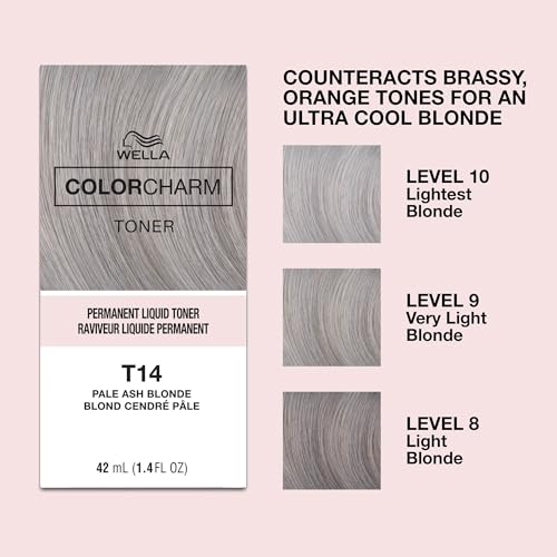 Image of COLORCHARM Permanent Liquid Hair Toners | Neutralize Brass | Healthy-Looking Blondes Tones | Vegan & Free of Parabens