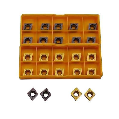 LINZUAN 20pcs CCMT32.51/32.52 CCMT09T304/09T308 Carbide Inserts Turning Inserts for Metal Cutting Cutter bar