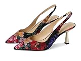 Betsey Johnson Women's SB-Clark Pump, Black Floral Multi, 11