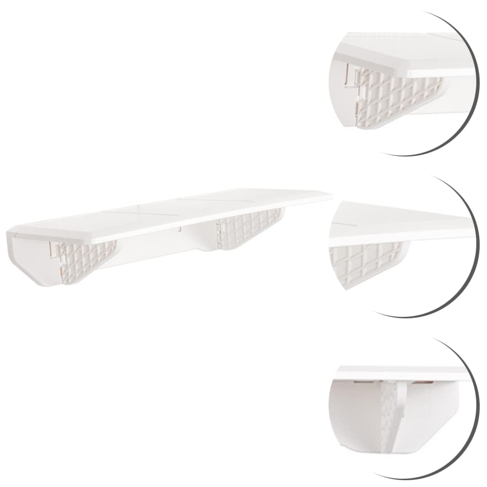 Cabilock Scaffale Da Parete Pieghevole Mensola Galleggiante Adesiva Supporto Sospeso Per Telefono Portaoggetti Per Bagno e Cucina Organizer Compatto