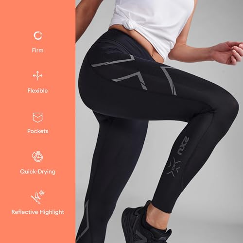 2XU Women's Light Speed Compression Tights - Lightweight & Flexible Support for Improved Running Performance3