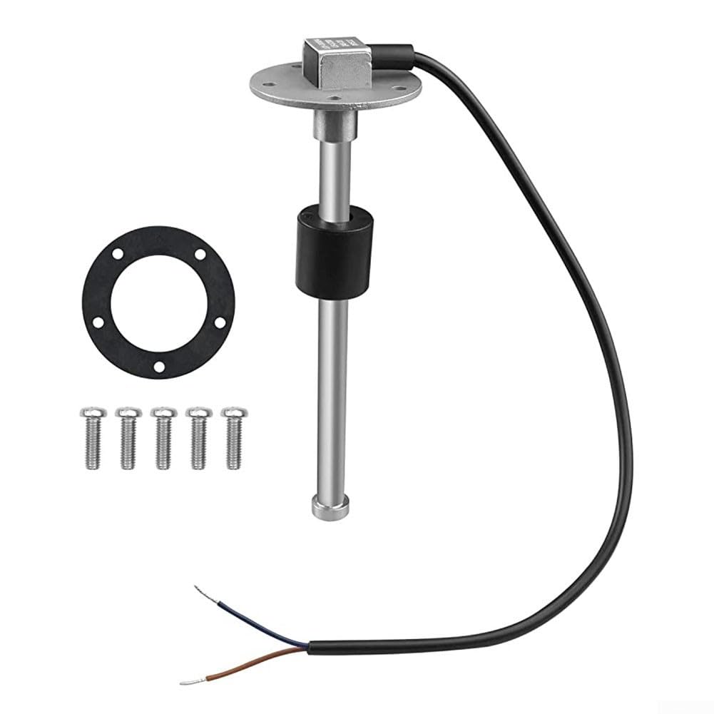 Edelstahl-Tanksensor zur Überwachung des Kraftstoff- und Abwasserstandes in Generatoren, LKWs und Marine-Anwendungen (50 cm)