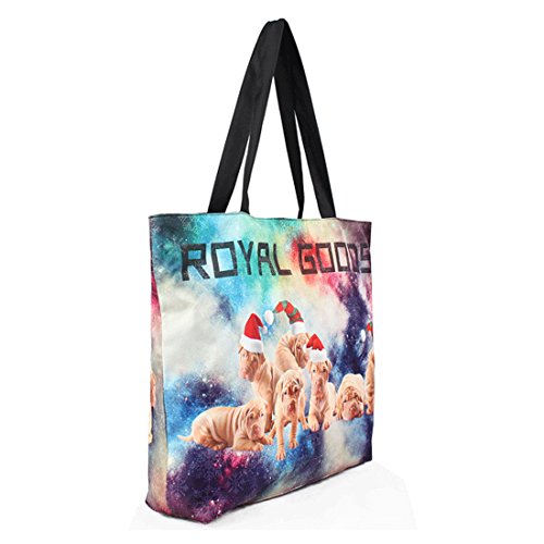 Belsen - Borsa da donna alla moda, con stampa Cane...