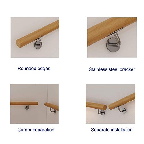 Tige de support de garde-corps d'escalier pour fixer au mur