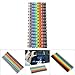 Kuuleyn Digital Tube Wire, Colorful Cable Marker, Digital Number Tube Wire Number Label Tube Cable Marker Colorful (150PCS KCM-1.5MM 1.5 Square)
