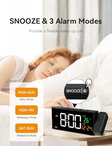 Netzu Projection Clock For Bedroom Ceiling thumb #4