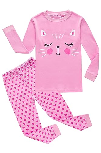 Image of KikizYe Little Big Boys Long Sleeve Pajama Sets 100% Cotton Pjs