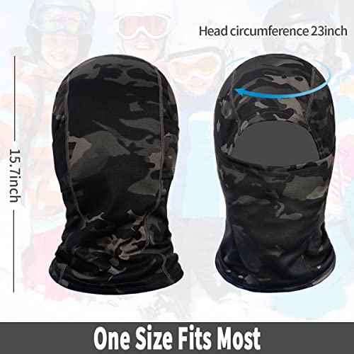 Image of Achiou Ski Mask for Men Women, Balaclava Face Cover, Shiesty Mask UV Protector Lightweight for Motorcycle Snowboard