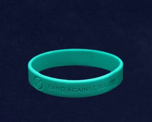 Fundraising For A Cause Teal Anti-Bullying Silicone Bracelet (1 Bracelet)