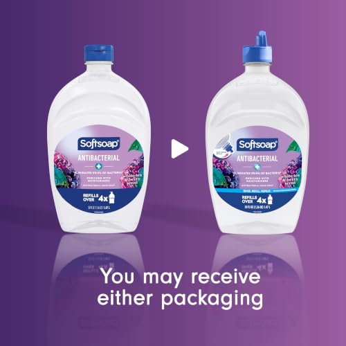 Image of Softsoap Antibacterial Hand Soap Refill, White Tea & Berry Scent, 50 fl oz
