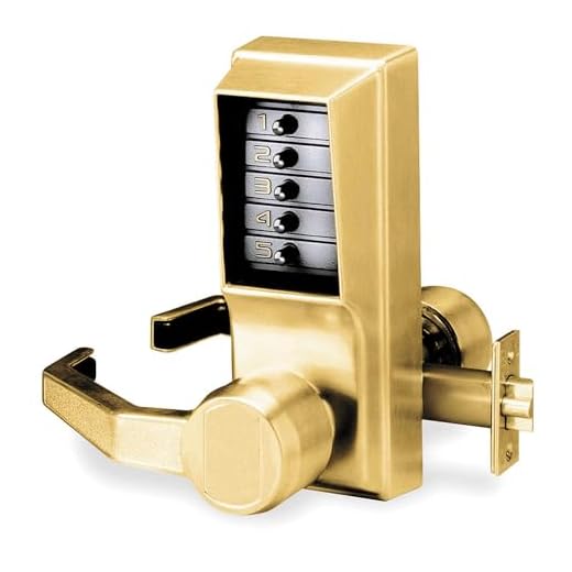 Kaba Simplex LL1011-05-41 Lever Mechanical Pushbutton Lock Standard (Left Hand)