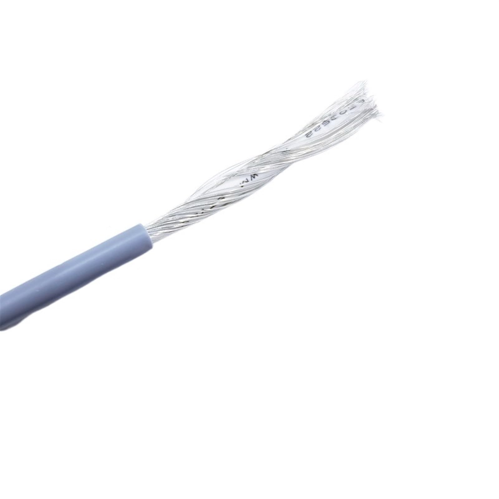 cable flexible 2/10M Channel Audio Signal Shield Cable, Speaker Single Core Shielded Wire, 28 26 24 22 20 18 8 AWG, 1Core UL1185 Electronic Copper Cable extension connector(Size:5M,Color:24AWG)