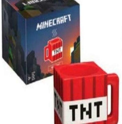 Minecraft 889343021824 Block Mug, 290 ml, Plastic, Multi-Coloured