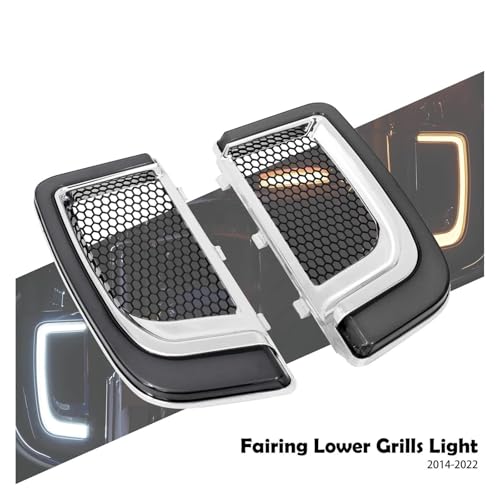 Indicateur de virage feu carénage inférieur Harley Touring 14-22
