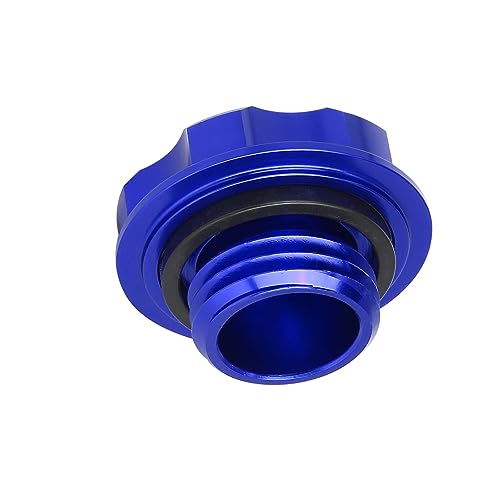 Tapa de llenado de aceite en aluminio azul que mejora la estética de tu Civic EG 3