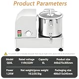 1200W/1800W ze stali nierdzewnej roboty kuchenne 6L