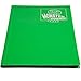 Monster Binder- 9 Pocket Side Loading Trading Card Album - Matte Green - Holds 360 Standard Size TCGs - Compatible with Yugioh, Magic The Gathering, Pokémon and Sports Cards - Safe and Secure Storage
