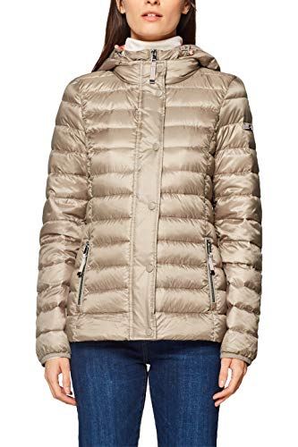 Preisvergleich Produktbild ESPRIT Damen 128EE1G009 Jacke, Braun (Taupe 240), Large