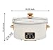 The Pioneers Woman 6~Qt Digital Slow Cooker, Programmable Touchscreen, Locking Lid, High-Low-Warm Settings, Adjustable Timer, Oval Shape, 220°F Max Temp, Portable and Stylish ~ Model~PW8400778514-7.